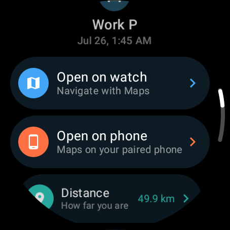 Find My Car Wear OS 8