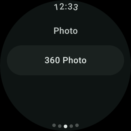 Modo 360 Photo en el control remoto Remote for DJI Osmo 360